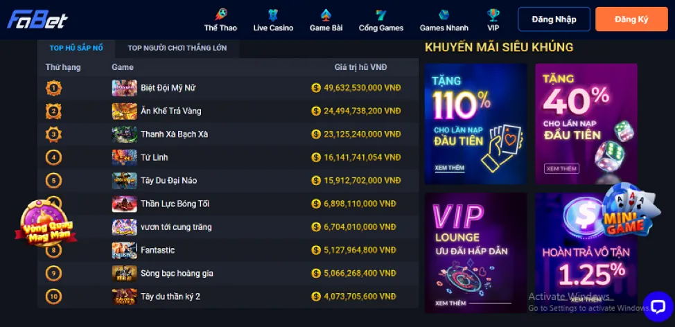 Banner Khuyến Mãi Đá Gà 90 ok